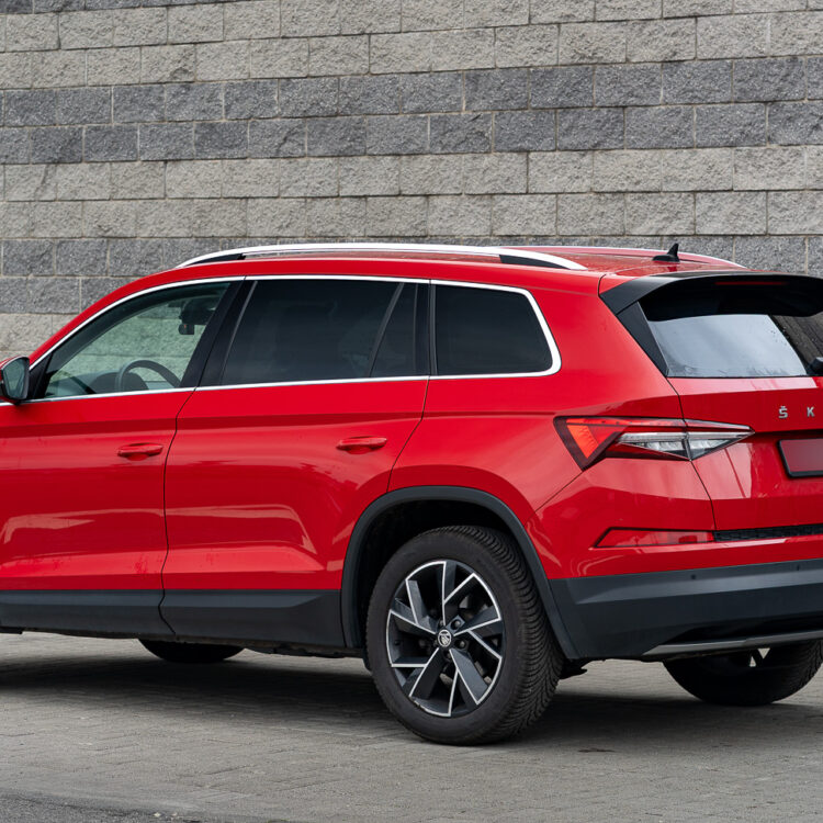 Skoda Kodiaq 2022 w plenerze – bok i tył